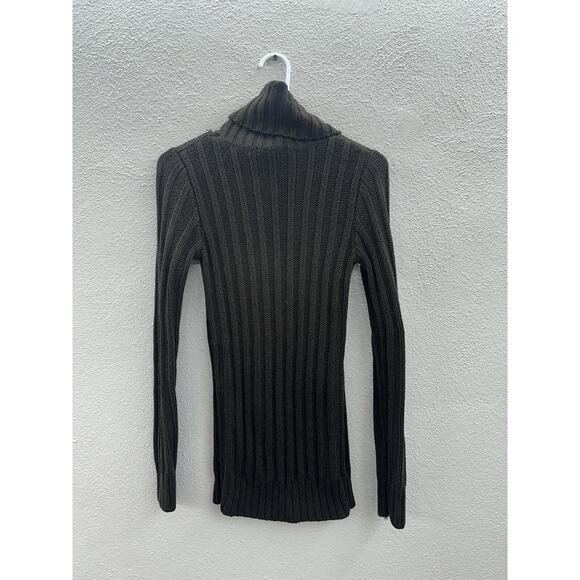 The Limited Womens Sweater Size XS Brown Knit Long Sleeve Turtleneck - Picture 8 of 12